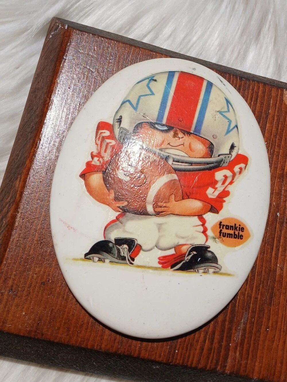 Vintage Frankie Fumble Jimmy Blooper Sport Mites Wall Hanging Plaque 70s 1970s